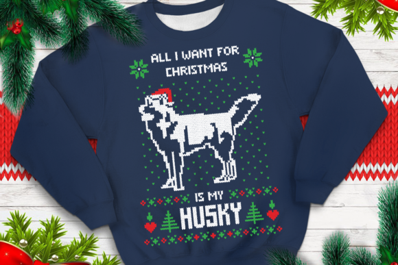 All I Want Christmas is Amy Husky: A Festive Embroidery Delight