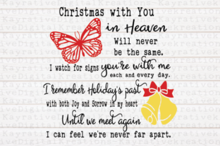 Butterfly Christmas Memorial: A Unique Graphics Asset for Crafts