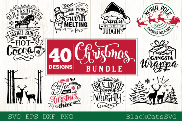 Christmas Bundle 40 Designs Vol 3: Graphics & Crafts Review
