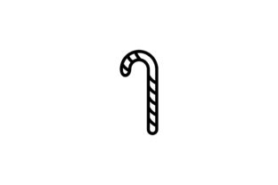 Christmas Chocklet Line Art Vector Icon: Graphics Review