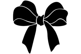 Christmas Gift Bow Clip Art for Graphics and Crafts