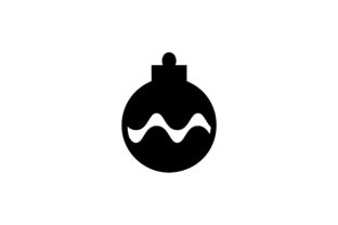Christmas Light Glyph Vector Icon for Brand Graphics