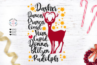 Christmas Reindeer Names: A Festive Graphics Asset for Crafts
