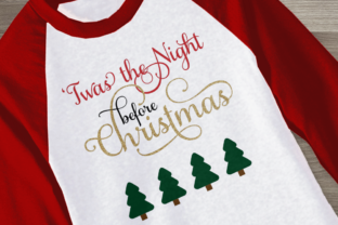 Elegant Twas the Night Before Christmas Graphics for Crafts
