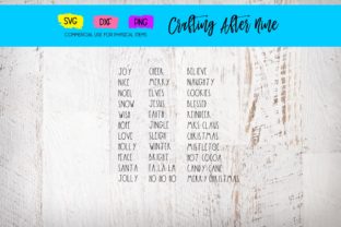 Farmhouse Christmas Words: A Must-Have for Crafts & Graphics