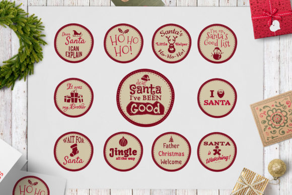 Funny Christmas Overlays for Festive Embroidery