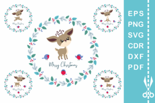 Review: Cute Christmas Deer Cut File Set for Graphics & Crafts