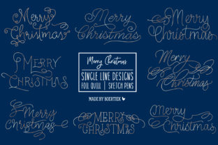 Review: Merry Christmas, Single Line Designs